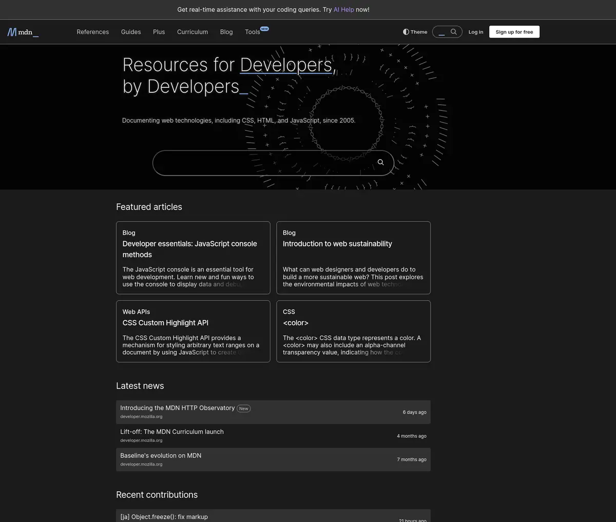 MDN Dark Mode MDN Dark Mode